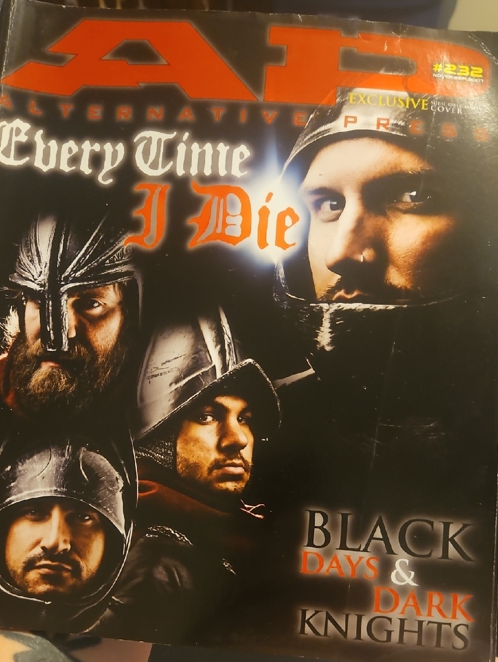 Alternative Press Every Time I Die Band Cover #232 November 2007